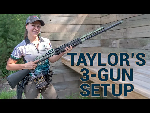 taylor thorne s setup for 3-gun competition and uspsa